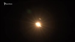 Огни ночного Симферополя в период экономии электричества (видео)