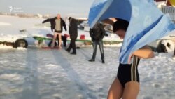 Вадохрышча на Сьвятым возеры, у якім улетку забаронена купацца