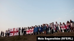 აქციის მონაწილეები ხურვალეთში