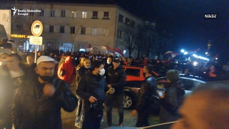 Nikšić: Incident ispred štaba Demokratskog fronta