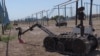 Armenia - Demining robots are used during a U.S. training course organized for Armenian army sappers, 15Jul2016.