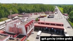 Беларускі пункт пропуску «Новая Гута» на мяжы з Украінай, празь які Захараў найчасьцей перасякаў мяжу падчас сваіх паездак