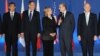 France -- Participants of a G8 powers meeting pose for photo in Paris, 14Mar2011