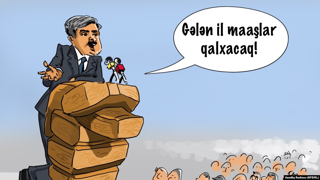 Manat belə batdı - [karikaturalar]