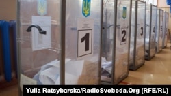 UKRAINE – During the local elections at one of the polling stations in Dnipro, October 25, 2020