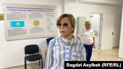 Гүлнар Бажкенованың журналистердің сұрақтарына жауап беріп түұр. 2 шілде 2026 жыл.