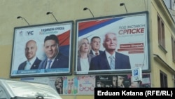 Na predizbornim plakatima se ne pominje ekonomija, Banjaluka, septembar 2018.