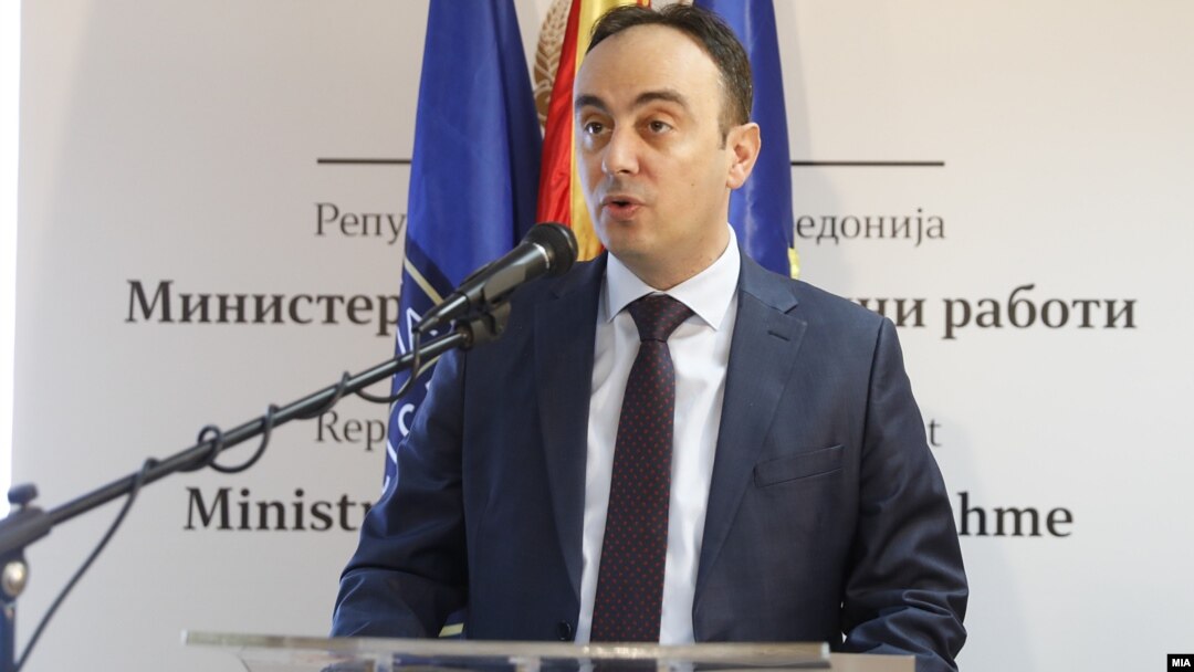 Техничкиот министер за внатрешни работи на Северна Македонија Наќе Чулев. 
