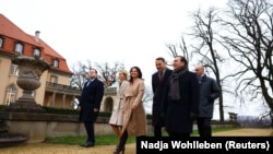 دیپلمات‌های ارشد اروپایی در محل نشست برلین برای حمایت از اوکراین