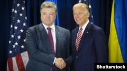 Зустріч президента України Петра Порошенка і віце-президента США Джозефа Байдена у Нью-Йорку, вересень 2016 року