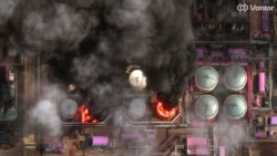 Пожежа в порту Усть-Луга на Балтиці в Ленінградській області Росії після ударів українськими дронами, 29 березня 2026 року 