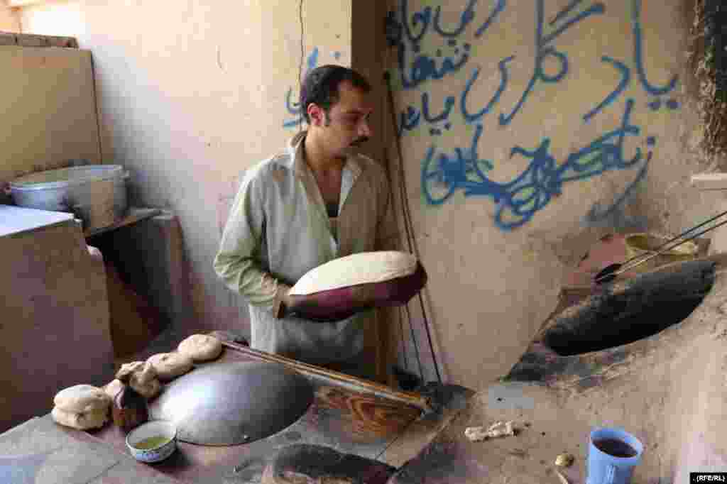 یک کارخانه نانوایی در یکی از مراکز ترک اعتیاد در ولایت هرات