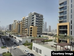 ხედი გვანცას აივნიდან დუბაიში. 2 მარტი