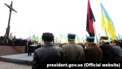 Мітинг-реквієм з нагоди 80-річчя проголошення незалежності Карпатської України. Село Рокосово (Закарпатська область), 15 березня 2019 року