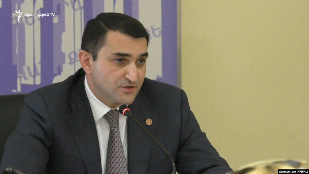 Armenia -- Vahe Nikoyan, a deputy mayor of Yerevan, Nvember 16, 2016.
