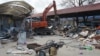 Crimea, Simferopol - Dismantling of objects in the central market of Simferopol, 11Apr2017