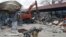 Crimea, Simferopol - Dismantling of objects in the central market of Simferopol, 11Apr2017