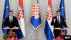 Predsednik Hrvatske Zoran Milanović i premijer Andrej Plenković
