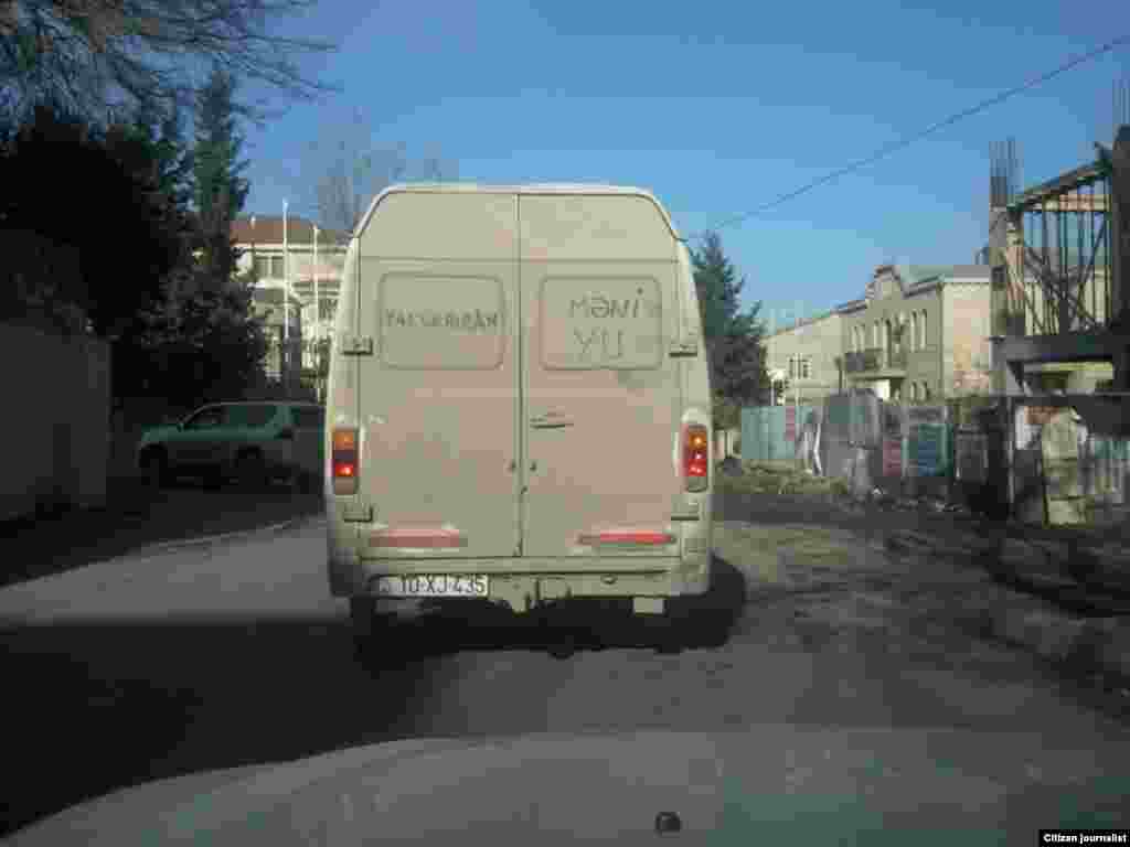 Meni yu -&nbsp;Chrkli avtomobil Y&uuml;kləyib: Miri