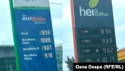 Benzina trece de 9 lei, motorina se apropie de 10 lei.