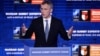 Poland -- NATO Secretary-General Jens Stoltenberg delivers a speech at the Warsaw Experts Summit Forum in Warsaw, July 8, 2016