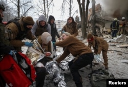 Последствия удара по Харькову 23 января