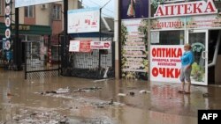 Последствия наводнения в Крымске