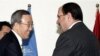 Is Nuri al-Maliki (right) prepared to welcome the UN's continued presence? (file photo)