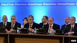 Siriýadaky urşuň soňuna çykmak maksady bilen geçirilýän gepleşikleriň ikinji tapgyry, Astana, 16-njy fewral, 2017