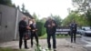 Serbia - Parents of killed guardsmen in the Karaš facility on Topčider in Belgrade - Petar Milovanović and Janko Jakovljević, with Women in Black, marked the 16th anniversary of the deaths of their sons Dragan Jakovljević and Dražen Milovanović, 5thOct20
