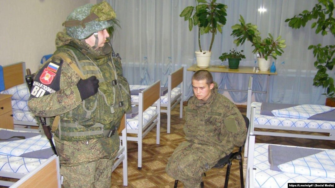 Солдат Рамиль Шамсутдинов после задержания