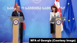 Джейхун Байрамов и Мака Бочоришвили