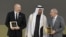UAE - Armenian Prime Minister Nikol Pashinian and Azerbaijani President Ilham Aliyev receive a Zayed Award for Human Fraternity, Abu Dhabi, February 4, 2025.