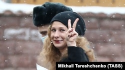 Pussy Riot member Maria Alyokhina (file photo)