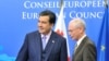 Herman Van Rompuy și Mihail Saakashvili la Bruxelles