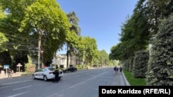 რუსთაველის გამზირზე საგამოძიებო მოქმედებები ტარდება, 11 ივლისი, 2025 წელი