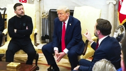 Срещата на Володимир Зеленски с Доналд Тръмп не мина добре