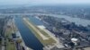 U.K. -- Aerial view of the London City Airport