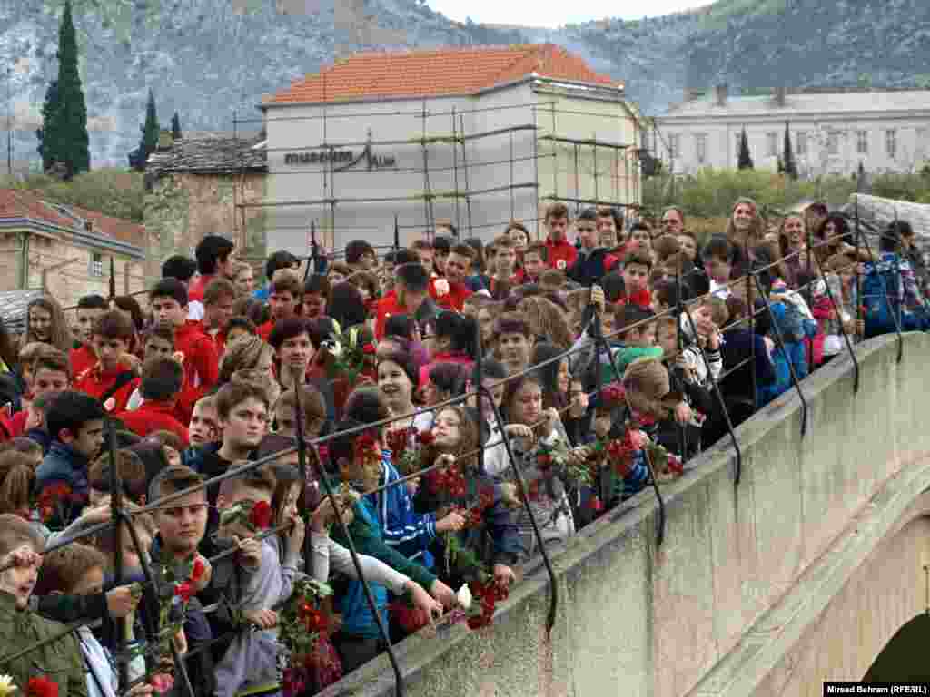 Obilježavanje 20. godišnjice rušenja Starog mosta, Mostar, 9.11.2013.