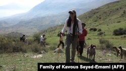 Iranian-Canadian environmentalist Kavous Seyed-Emami who died in detention in Tehran in early 2018, undated