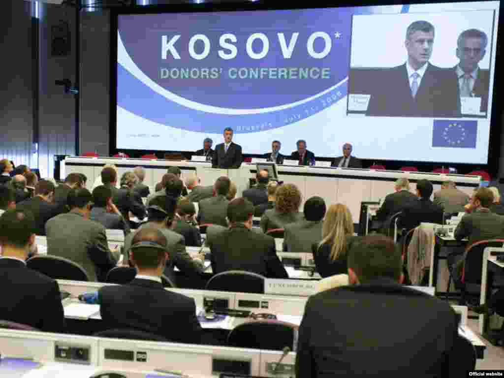 Në Bruksel mbahet Konferenca e Donatorëve për Kosovën, 11 korrik 2008. - Kosovo