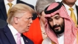 АКШ президенти Дональд Трамп жана Сауд Арабиянын мураскер ханзаадасы Мухаммед бин Салман. Архив