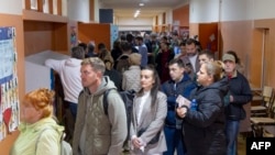 Glasanje na jednom od mjesta u Beogradu