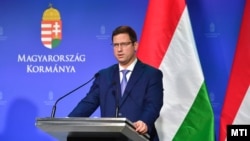 Gulyas Gergely, the head of Hungarian Prime Minister Viktor Orban's office. (file photo)