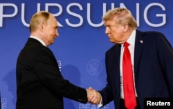 Владимир Путин и Дональд Трамп