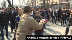 საპროტესტო გამოსვლები ასტანაში