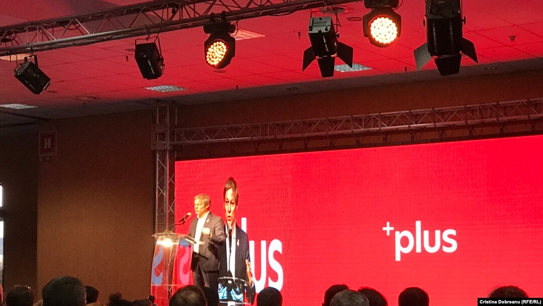 Romania, Bucharest, Dacian Ciolos elected chief of PLUS political party
