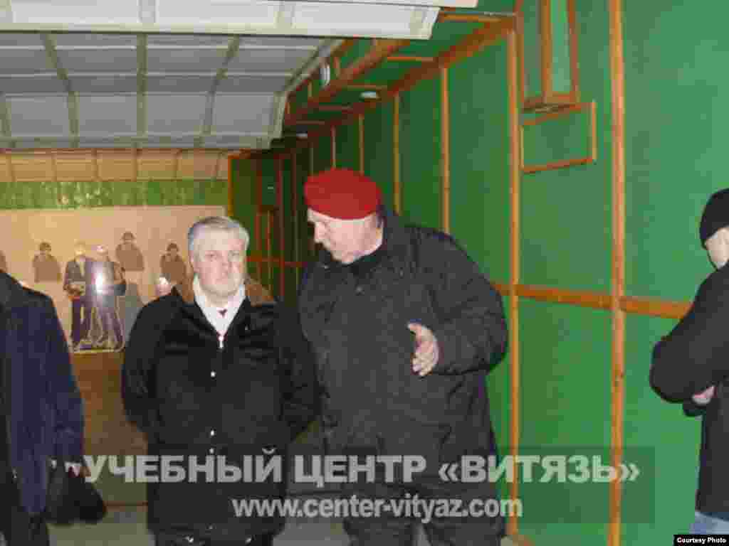 Russia -- Sergei Mironov visiting the Vityaz training center, 07Nov2006