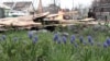 Разрушения в частном секторе Дружковки, одного из ключевых городов на севере Донецкой области, отделяющих войска РФ от Краматорска