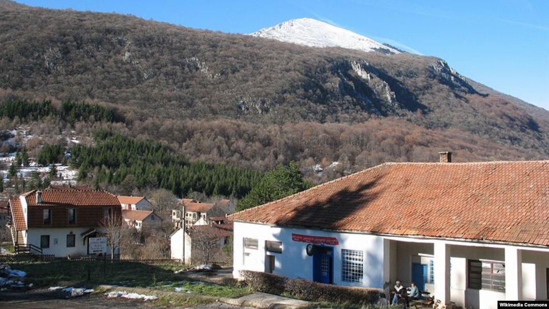 Вид на гору із села Ртань, Сербія